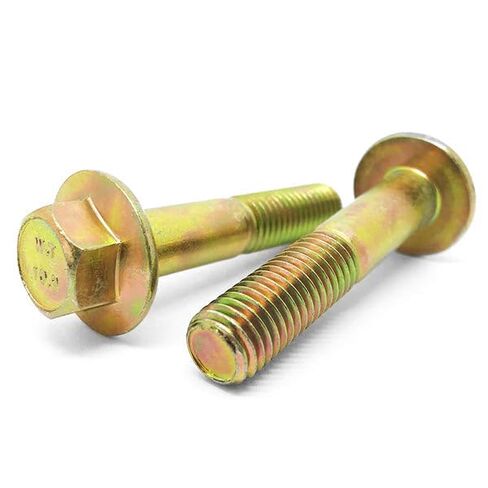 (4 قطع) M14-1.5x60 فئة 10.9 براغي سداسية ذات خيط رفيع زنك أصفر in Kuwait