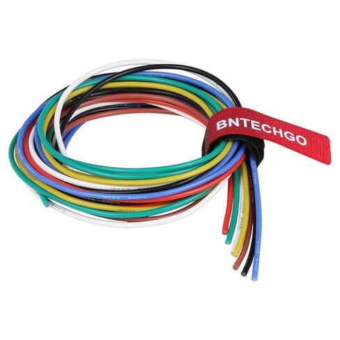 BNTECHGO طقم أسلاك سيليكون مقاس 18 7 ألوان لكل سلك 3 أقدام مرن 18 AWG سلك نحاسي معلب in Kuwait