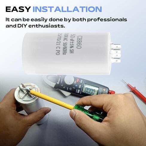 استبدال مكثف 30B532 لجهاز Liftmaster K030B532-1 ومناسب للمحركات أحادية الطور مثل مكيفات الهواء وضواغط الهواء ومضخات المياه، ومكثف فتح باب المرآب 55 MFD in Kuwait