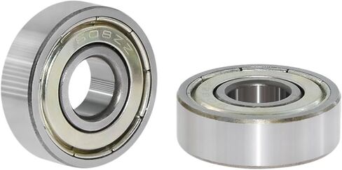 Bimetal Seal Shield Micro deep Groove Bearing 4pcs 608ZZ Double Miniature High Carbon Steel 3D Printer Parts in Kuwait