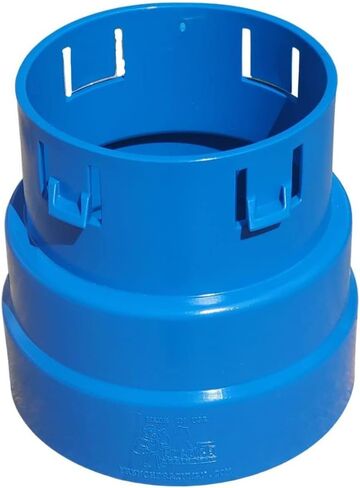 French Drain Man 4" Corrugated Pipe Adapter (to 4" PVC) PVC Fittings, Couplings, Connect Corrugated Pipe to Pop Up Emitter in Kuwait