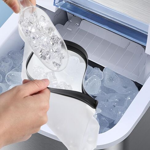 8 Pack Reusable Ice Storage Bags – 10" x 7.3" x 2.2" Leakproof Freezer Bags, BPA-Free EVA, Secure Zip Seal for Ice, Food & Travel in Kuwait