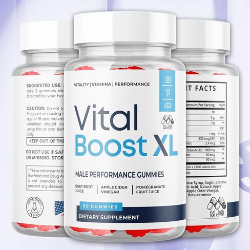 (عبوتان) علكات Vital Boost XL، علكات VitalBoost XL الرسمية للرجال مع جميع المكونات الطبيعية، Vital Boost XL المتقدمة لدعم الصحة مع فيتامينات نمط الحياة النشطة المتميزة (120 علكة) in Kuwait