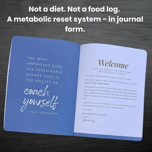 Self-Made Mind & Body 12-Week Reset Journal – Science-Backed Daily Planner for Metabolic Health, Emotional Well-being, and Sustainable Weight Loss (Brown) in Kuwait