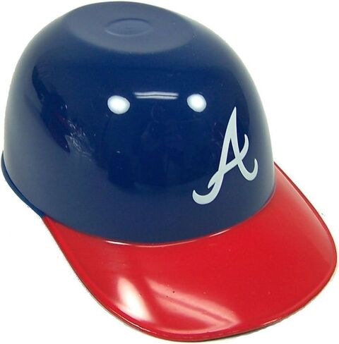 MLB Mini Batting Helmet Ice Cream Sundae/Snack Bowls, Braves - 24 Pack in Kuwait