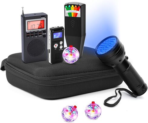 Professional 8 Pcs Ghost Hunting Equipment Kit, All-in-One Ghost Hunting Kit for Paranormal Research, Complete Ghost Investigation Equipment with EMF Meter, Spirit Box & Recorder in Kuwait