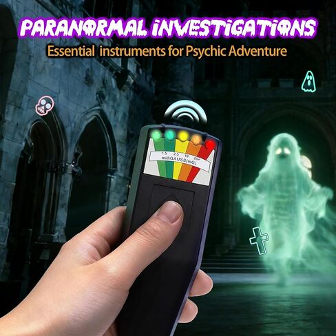 Professional 8 Pcs Ghost Hunting Equipment Kit, All-in-One Ghost Hunting Kit for Paranormal Research, Complete Ghost Investigation Equipment with EMF Meter, Spirit Box & Recorder in Kuwait