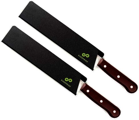 EVERPRIDE 14 Inch Chef Knife Guard Set (2-Piece Set) Long Knives Blade Edge Cover Sheaths for Chef’s Knives – Durable, BPA-Free, Felt Lined, Sturdy ABS Plastic – Knives Not Included in Kuwait