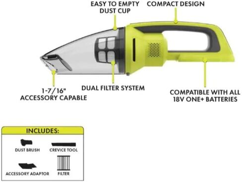PCL704B يناسب مكنسة اليد اللاسلكية RYOBI 18V (الأداة فقط) in Kuwait