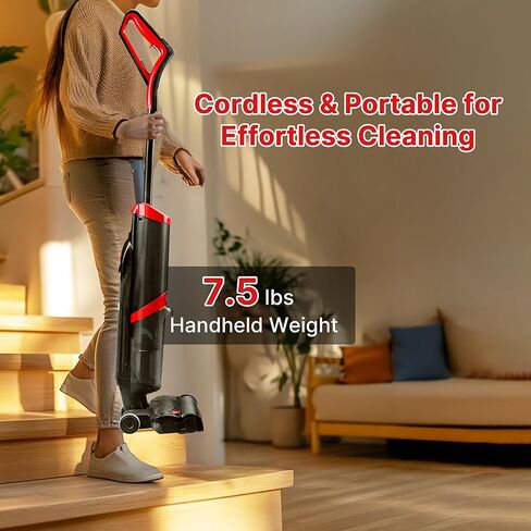 Shop-Vac Wet Dry Vacuum Cleaner and Mop, 15000Pa Vacuum Mop All in One, Lightweight Multi-Surface Cleaner with Self-Cleaning, LED Display & Voice Prompts in Kuwait