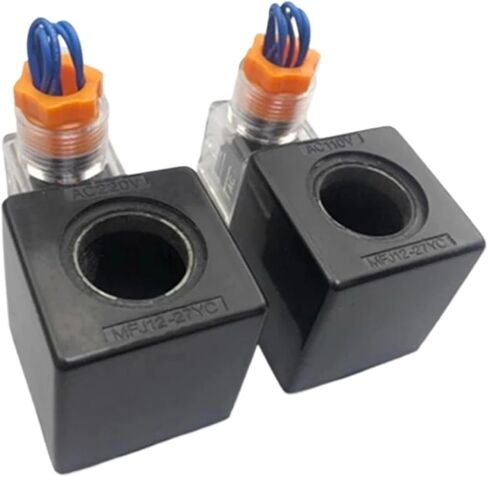 1pc Hydraulic Solenoid Valve Coil MFJ12-27YC AC220V AC110V Inner Hole 22mm Height 45mm(MFJ12-27YC AC110V) in Kuwait