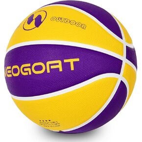 Size 5 Kids Youth Basketball 27.5",Durable High-Bounce Thickened Rubber Youth 27.5" Basketball Size 5 for in & Outdoor Play, for Boys & Girls Ages 4-10 (Deflated,Without Pump) in Saudi Arabia