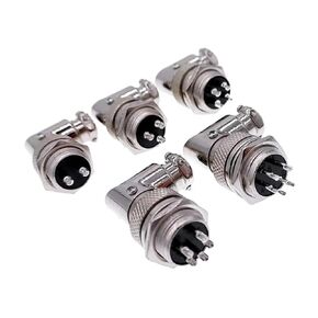 GX16W Connector Diam16mm Push-Pull Bent 2pin-10pin 7A125v GX16 Male-Female 1Pcs(8 pin) in Kuwait