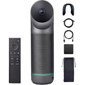 نظام كاميرا غرفة مؤتمرات الفيديو الكل في واحد من KanDao Meeting Pro (Next Gen) - تركيز تلقائي لمكبر الصوت 360 درجة وكاميرا مؤتمرات مكالمات فيديو تكبير ذكية مع ميكروفونات ومكبر صوت، التوصيل والتشغيل in Kuwait