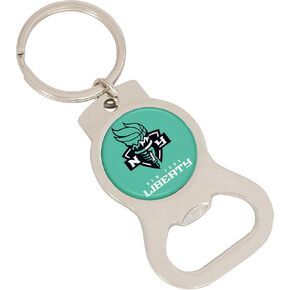 Desert Cactus New York Liberty Bottle Opener Keychain WNBA Car Keys (Silver Bottle Opener - A) in Kuwait