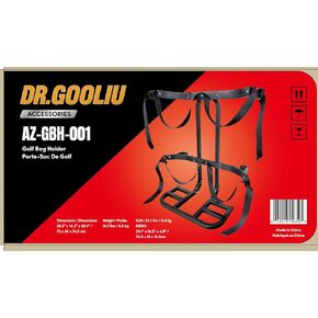 Universal Golf Cart Rear Seat Golf Bag Holder Compatible with EZGO/Club Car/Yamaha/Kandi/Coleman, Better Fixation/Space-Saving/No Drilling Required/Rust-Proof, Holds Up to 150 lbs in Saudi Arabia
