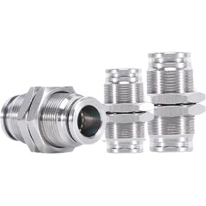 304 Stainless Steel Pneumatic Hose Coupling PM 4/6/8/10/12mm Air Tube Connector 1/8 1/4 3/8 1/2 Quick Release Pipe Fittings(PM-8) Plumbing Fittings in Saudi Arabia