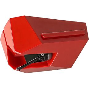 VM95 Series Stylus Replacement Needle Compatible with AT-VM95ML, Round Tip Vinyl Record Player Needle, Hi-Fi Low Resonance Wear-Resistant Easy Install Turntable Accessory for Vinyl Protection, (red) in Saudi Arabia
