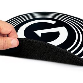 بساط تنظيف اسطوانات كبير على شكل حرف "G" من جروف واشر - بساط عمل احترافي لتنظيف تسجيلات الفينيل، قطر 16 انش، مايكروفايبر سميك مزدوج الطبقات، يحمي تسجيلات الفينيل الرقيقة أثناء التنظيف in Kuwait