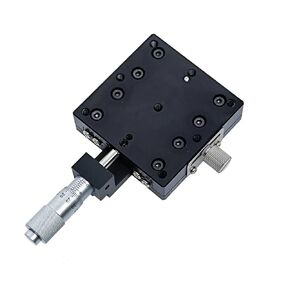 1pc High Precision Manual Linear Stage Trimming Platform 60x60mm - Aluminum Alloy Sliding Table for Accurate Positioning(Lgx60-c) in Kuwait