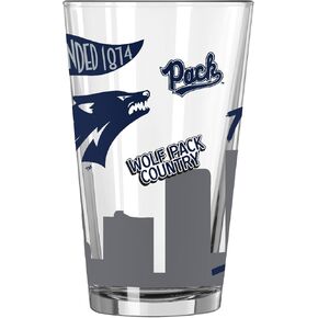 FANMATS NCAA 16 oz Pint Glass — Officially Licensed | Glassware | 16 Fluid Ounces | Native Icons Design in Kuwait