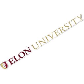Desert Cactus Elon University Sticker Phoenix Name Logo Vinyl Decal Laptop Water Bottle Car Scrapbook (15 Inch Sticker) in Kuwait