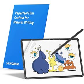 MOBDIK [عبوتان] واقي شاشة ملمس الورق متوافق مع iPad Pro 11 (2022&2021&2020&2018) / iPad Air الجيل الخامس / iPad Air الجيل الرابع (10.9 بوصة)، اكتب وارسم مثل على الورق، مضاد للتوهج مع مجموعة تركيب سهلة in Kuwait