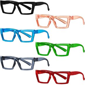 Eyekepper Metalless Screwless Spring Hinges Reading Glasses 6 Pack Cateye Readers Cheaters for Women in Saudi Arabia