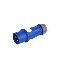 بعقب ومقبس ذكر وأنثى 16A 32A IP44 موصل صناعي مقاوم للماء مكشوف ومخفي أزرق (LX 0131 3 core 16A) in Kuwait