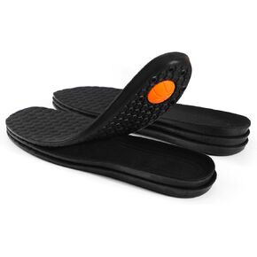 XINIFOOT 3 أزواج من النعال الداخلية المريحة البديلة للأحذية، حشوات وسادة مرنة ممتصة للصدمات، نعال داخلية للأحذية قابلة للتنفس للرجال باللون الرمادي in Kuwait