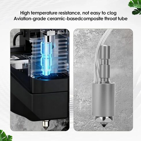 0.4MM Kobra 3 Max Hotend, 300°C High Temperature Resistant, Replacement Heater Block Integrated Hardened Steel Nozzle, for Anycubic Kobra 3 Max Combo 3D Printer Extruder Print Head Accessories in Kuwait
