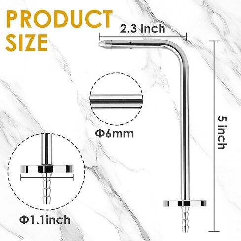 Static Pressure Probe with Magnetic Flange for HVAC Fieldpiece Manometers AMIN2, ADMN2, SDMN5 Models for Static Pressure Measurement (2 PCS) in Kuwait