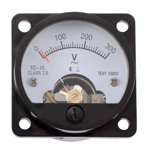 Voltmeter Black Volt Tester AC Voltage Panel Meter AC 0-300V Analog Dial Current Voltmeter Voltmeter Gauge in Kuwait