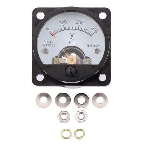 Voltmeter Black Volt Tester AC Voltage Panel Meter AC 0-300V Analog Dial Current Voltmeter Voltmeter Gauge in Kuwait