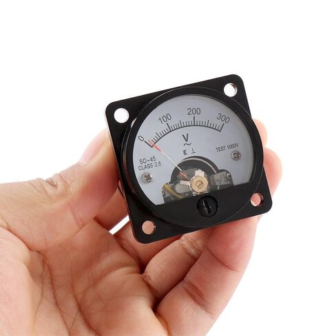 Voltmeter Black Volt Tester AC Voltage Panel Meter AC 0-300V Analog Dial Current Voltmeter Voltmeter Gauge in Kuwait