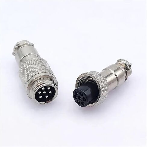 GX12 بعقب موصل مشترك أنثى 2pin3pin4pin ذكر دفع سحب 5/6/7pin كابل بعقب مشترك (2 دبوس Male5pcs) in Kuwait