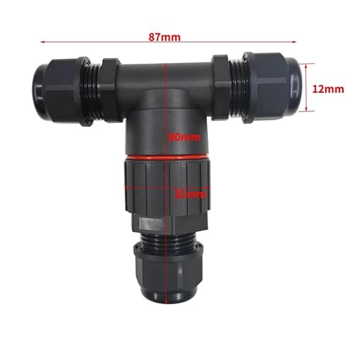 T Shape Connector 2/3/4/5 Pin Wire Connectors Quick Screw Connect Push-in Terminals Electric 1Pcs(5PIN) in Saudi Arabia