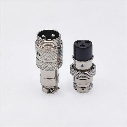 5/8 Inch Female Male GX16 Circular Connector 2Pin-10pin Diameter 16mm L73 RS765 DF16 M16(8Pin Male Plug) in Kuwait