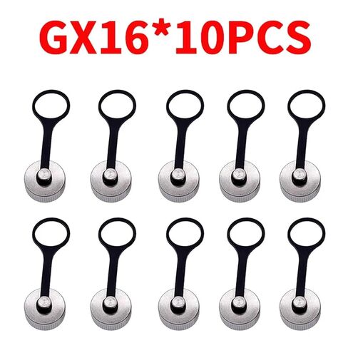 10Pcs GX12 GX16 Connector Metal Cap Circular Protective Sleeve(GX16 Metal Cap) in Saudi Arabia