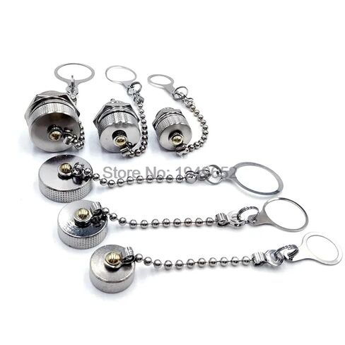 10Pcs GX12 GX16 Connector Metal Cap Circular Protective Sleeve(GX16 Metal Cap) in Saudi Arabia