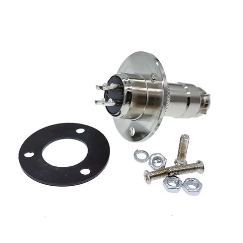 GX16 Flange Mounting 3-Hole Fixing Connector Socket 2pin-10pin Circular Connectors 1Pcs(6p) in Kuwait