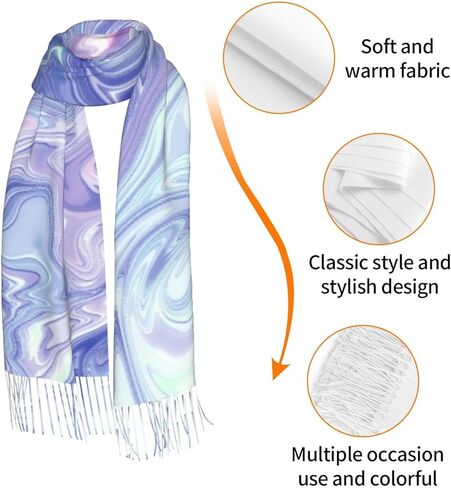 Leopard Skin Scarf Soft Faux Cashmere Fringe Shawl – Lightweight Fringe Wrap for Women 77 x 27 in in Saudi Arabia