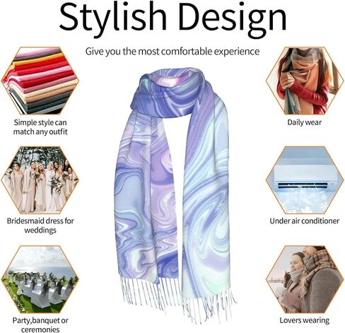 Leopard Skin Scarf Soft Faux Cashmere Fringe Shawl – Lightweight Fringe Wrap for Women 77 x 27 in in Saudi Arabia