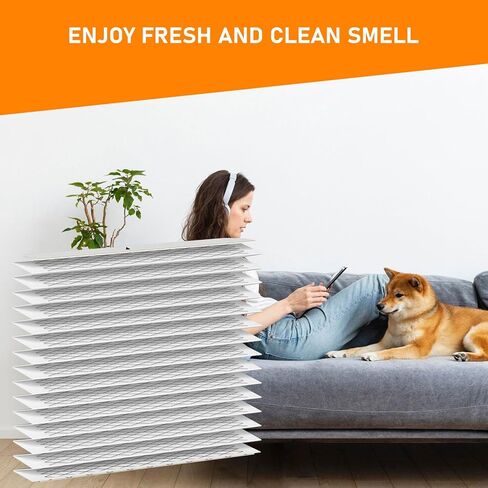 BAYFTFREXM2 FLR06232 Perfect Fit 5‘’ Expandable Air Filter Media Compatible with American Standard and Trane FLR06232 BAYFTFR14M2, BAYFTFR17M2, BAYFTFR21M2, BAYFTFR24M2, 25'' x 5" MERV 13, 2-Pack in Kuwait