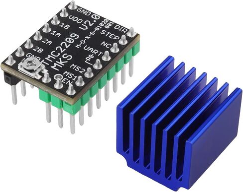 TMC2209 V2.0 Stepper Motor Driver Fit for Ender 3 E3D V3 Control Board 3D Printer Parts Replace A4988 Support UART Mode in Kuwait