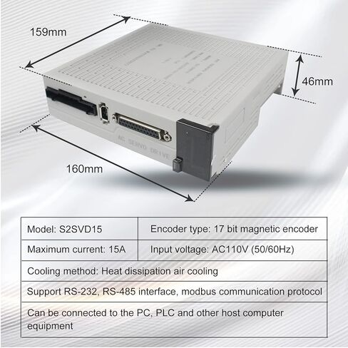 مجموعة محرك مؤازر RATTMMOTOR YPMC-750W 110V، محرك مؤازر مع مجموعة تحكم CNC لمحرك مؤازر لآلة الطحن/الروبوت (بدون فرامل) in Kuwait