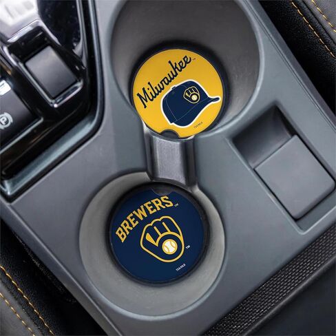 Milwaukee Brewers Car Coaster Set, 2pc in Kuwait