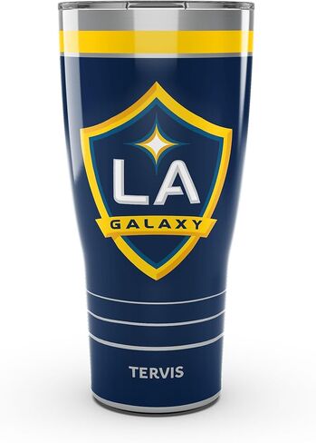 Tervis Traveler MLS Los Angeles Galaxy - MVP Made in USA Double Walled Insulated Tumbler Travel Cup Keeps Drinks Cold & Hot, 30oz, Stainless Steel in Kuwait