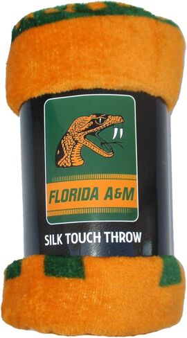 بطانية VF Florida A&M Rattlers Fleece Throw Blanket مقاس 45 بوصة × 60 بوصة، ألوان الفريق (أخضر) in Kuwait