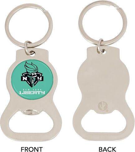 Desert Cactus New York Liberty Bottle Opener Keychain WNBA Car Keys (Silver Bottle Opener - A) in Kuwait